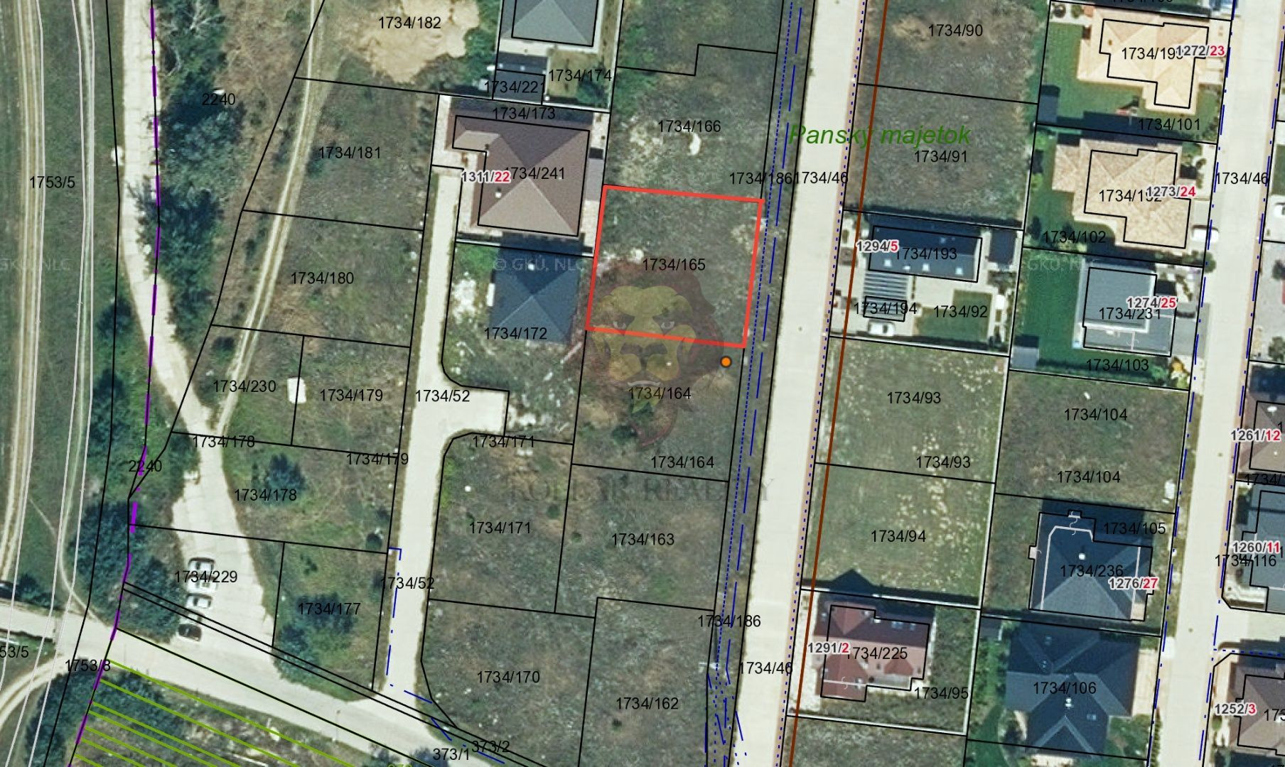 NA PREDAJ POZEMOK MORAVANY NAD VÁHOM 537m2