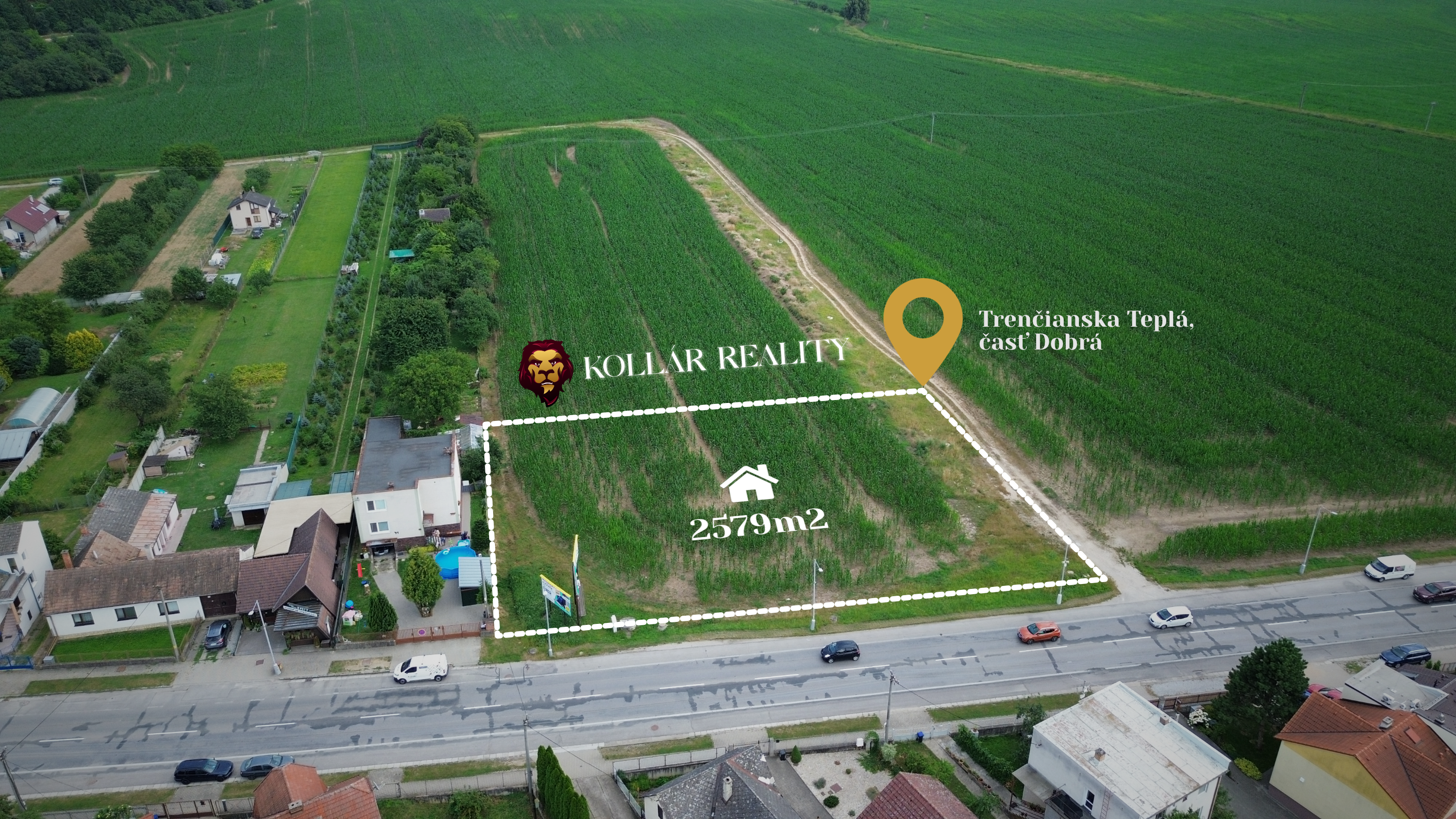 UPI-Schválená !! Investičný pozemok Trenčianská Teplá-Dobrá