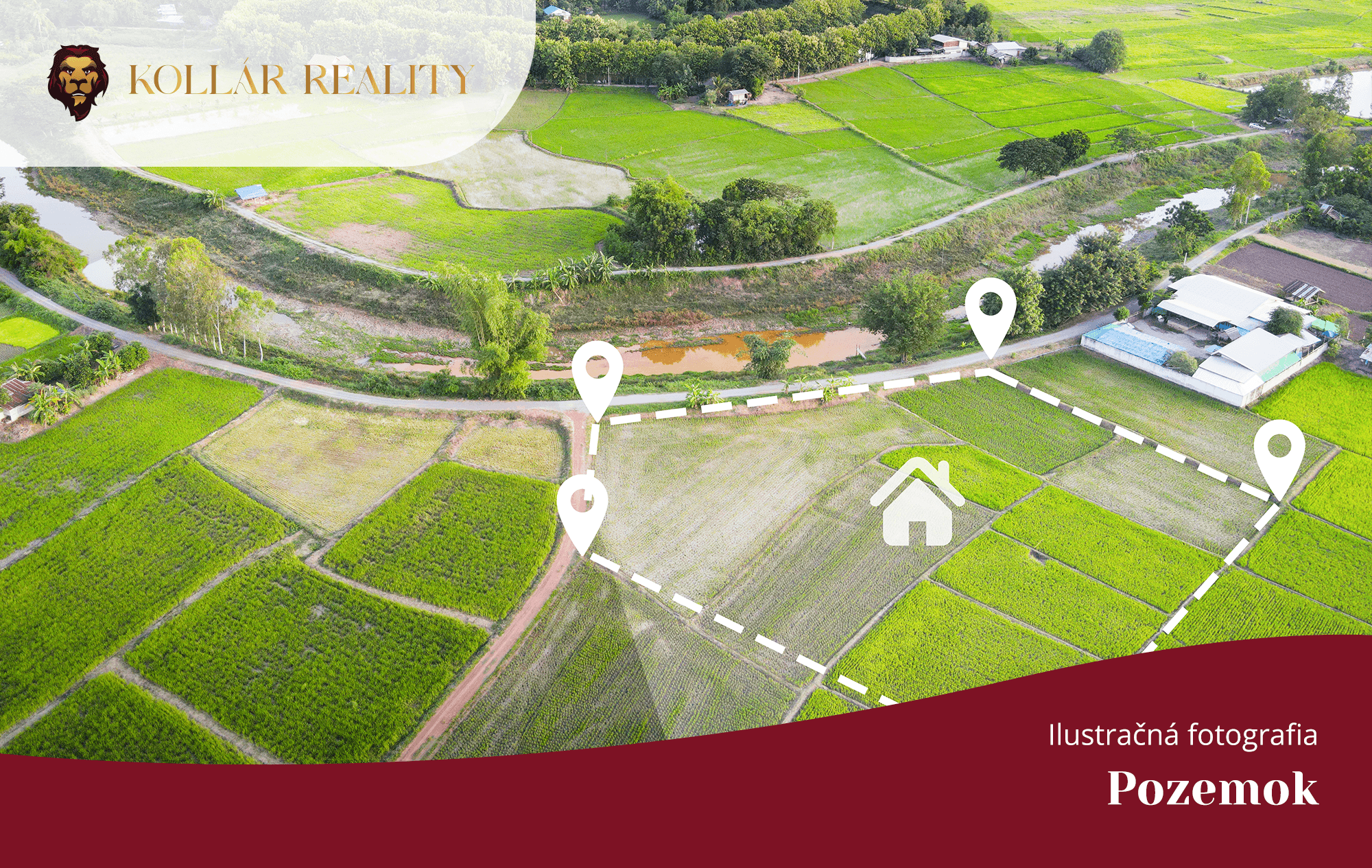 Na predaj pozemok s prístupom vhodný na výstavbu v obci Hrašné