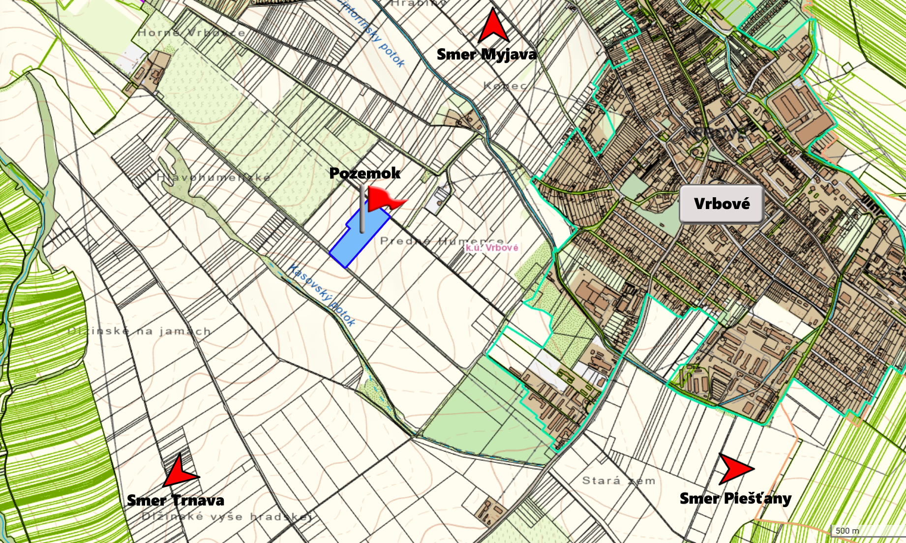 PRIPRAVUJEME NA PREDAJ: POZEMOK VO VRBOVOM
