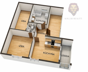 Predám 2-izbový byt, Dubnica nad Váhom