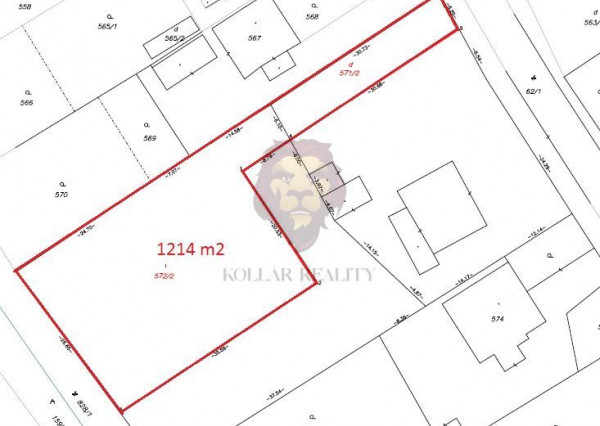 NA PREDAJ KOCURANY , POZEMOK 1214m2