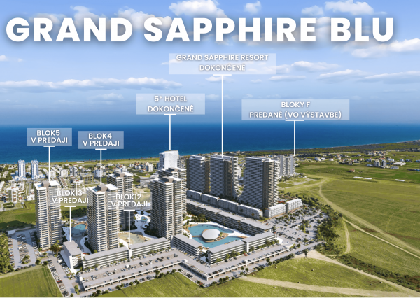 NA PREDAJ APARTMÁNY - SEVERNÝ CYPRUS (NOVINKA) LONG BEACH - ISKELE