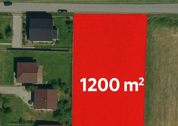 Stavebný pozemok 1 200 m² – Skalka nad Váhom, pri Trenčíne