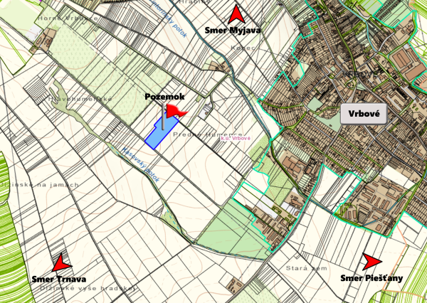 PRIPRAVUJEME NA PREDAJ: POZEMOK VO VRBOVOM