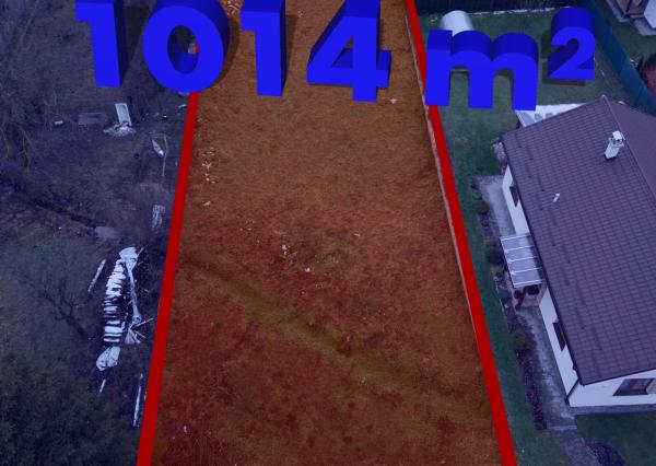 NA PREDAJ - POZEMOK NA VÝSTAVBU RODINNÉHO DOMU VALČA 1014 m2