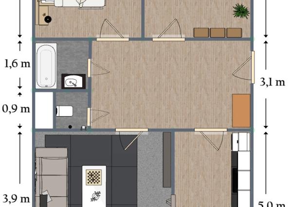 NA PREDAJ 3-izbový byt s 5m loggiou | Šafárikova, Trenčín